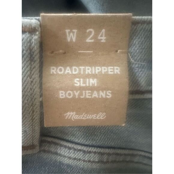 Madewell Roadtripper High-Rise Slim Boyjeans jeans 24 in Edenwald Wash - Picture 8 of 9
